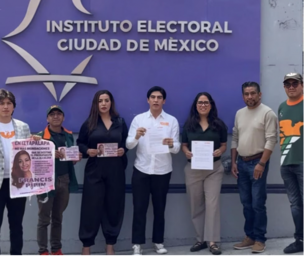 Movimiento Ciudadano presenta denuncia por presuntos actos anticipados de campaña en Iztapalapa